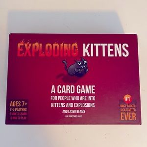 Gently used Exploding Kittens game